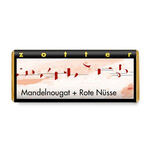 Mandelnougat + Rote Nüsse (+)