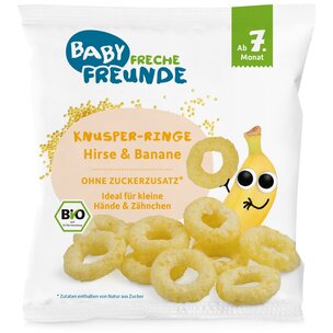 FF Bio Knusper-Ringe Hirse & Banane