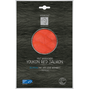 Youkon Lachs Red Salmon 57 g MSC zertifiziert, kalt geräuchert