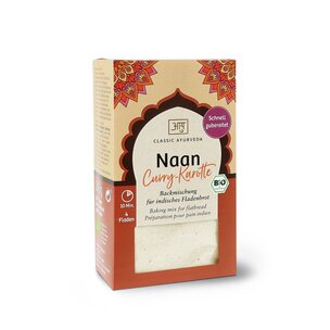 Naan Curry-Karotte, bio, 240 g