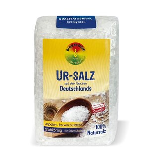 UR-SALZ a. dem Herzen Deutschlands, grobkörnig - für Salzmühlen, unjodiert