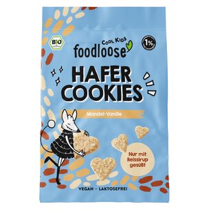 Bio-Hafer Cookies Mandel-Vanille von foodloose COOL KIDS