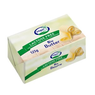 Züger Bio Butter laktosefrei 125g