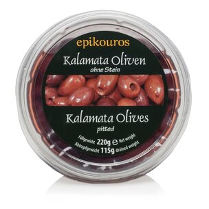 Kalamata-Oliven entsteint