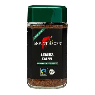 löslicher Arabica Kaffee, entkoffeiniert