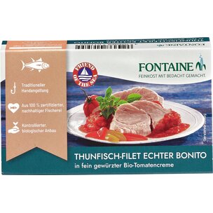 Echter Bonito in Bio-Tomatencreme