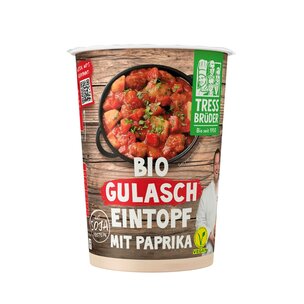 Bio Gulasch-Eintopf mit Paprika
