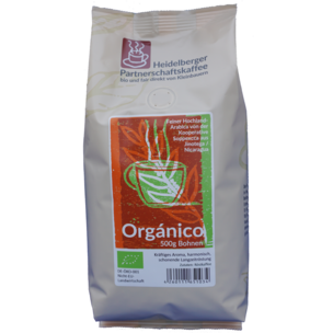 Organico 500g Bohnen - HD Partnerschaftskaffee