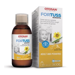 OTOSAN ForTuss Husten Sirup Adult & Pediatric mit Manuka Honig 180 g