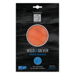 Youkon Wild & Silver Wildlachs 75 g MSC zertifiziert, kalt geräuchert