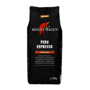 Demeter Espresso Peru, gemahlen