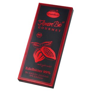 Bio-Edelbitter-Schokolade, 99% Kakaoanteil