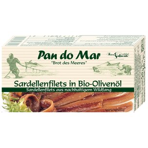 Sardellenfilets in Bio-Olivenöl