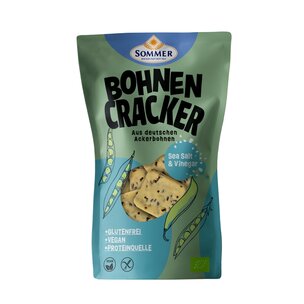 Bio Bohnen Cracker Sea-Salt & Vinegar glutenfrei