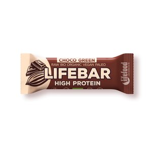 Lifebar Protein Schoko & Green Roh Bio
