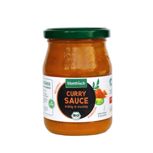 Bio-Curry Sauce Glas 250 ml