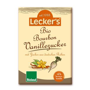 Bio Bourbon Vanillezucker mit deutschem Rübenzucke