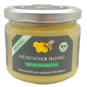 Bio-Honig Münchner Frühjahrs-Blüte aus regionaler Bio-Imkerei cremig 