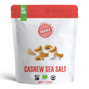 Cashews geröstet mit Meersalz, Bio & Fairtrade, 100g