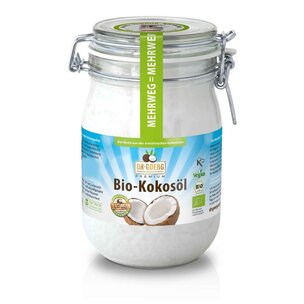 Premium Bio-Kokosöl Bügelglas