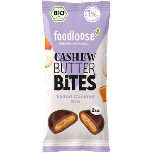 Bio-Cashew Butter Bites Salted Caramel von foodloose