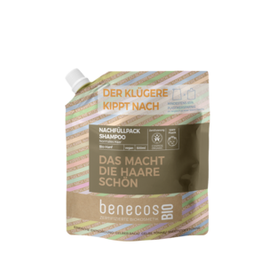 benecosBIO Nachfüllbeutel 500 ml Shampoo Normales Haar BIO-Hanf