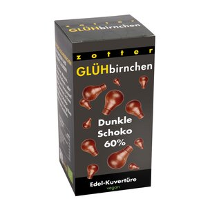 Glühbirnchen - Dunkle Schoko 60%