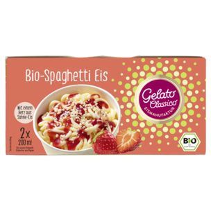 Bio-Spaghetti Eis