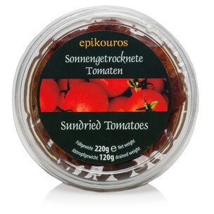 Sonnengetr.Tomaten in Kräuteröl, angenehm im Biss