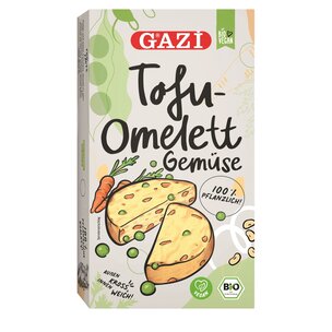 GAZi VEGAN Bio-Tofu-Omelett Gemüse 6x180g
