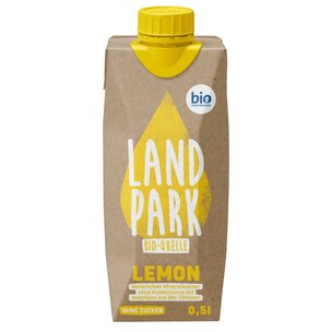 Landpark Bio-Quelle  Lemon 0,5 l Tetra Pak