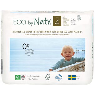 Eco by Naty Pull on Pants, Größe 4, 22 Stück