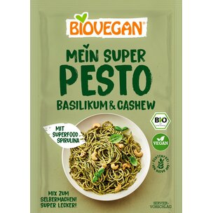 My super Pesto, basil-cashew, organic