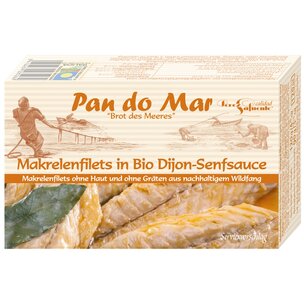 Makrelenfilets in Bio Dijon-Senfsauce