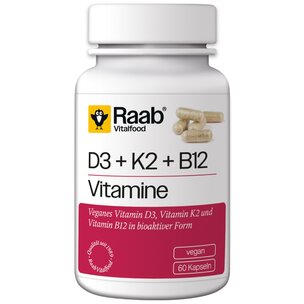 Vitamin D3 + K2 + B12 Kapseln