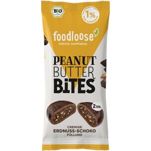 Bio-Peanut Butter Bites Erdnuss-Schoko von foodloose