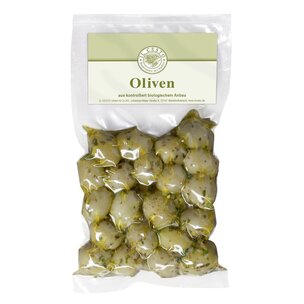 Griech. Oliven grün mariniert entsteint