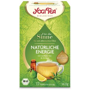 Yogi Tea® Für die Sinne Natürliche Energie, BioTee