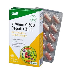 Vitamin C 300 Depot + Zink 30 Tabletten