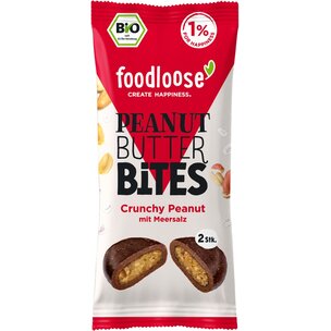 Bio-Peanut Butter Bites Crunchy Peanut von foodloose
