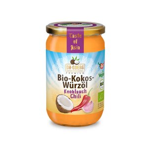 Premium Bio-Kokos-Würzöl Knoblauch Chili