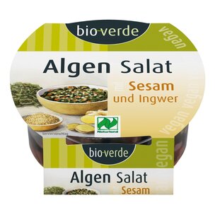 Algen-Salat mit Sesam und Ingwer NATURLAND