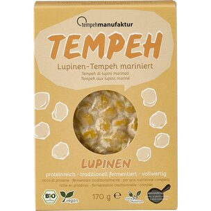 Lupinen-Tempeh, mariniert