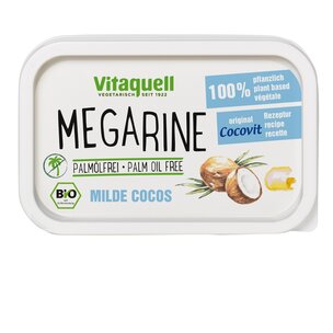 MEGARINE®  – Milde Cocos, vegan mit 18 % Kokosöl