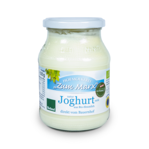 Bio Joghurt aus Heumilch Glas