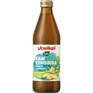 RAW Kombucha Ingwer Lemongras, kühlpflichtig
