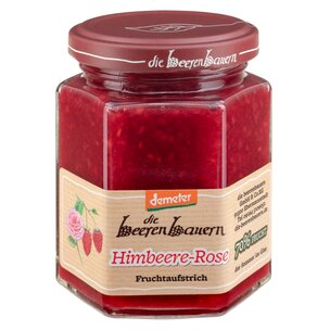 Himbeere-Rose Fruchtaufstrich