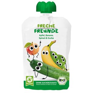FF Bio Quetschie Apfel,Banane, Spinat & Gurke