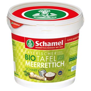Schamel Bayer. BIO Tafelmeerrettich g.g.A. 1 kg Eimer