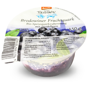 Brodowiner Fruchtquark Heidelbeere